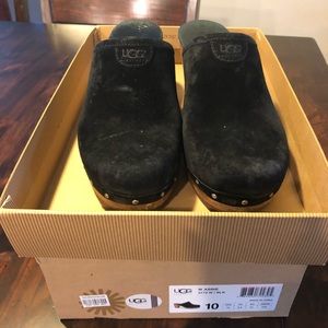 Ugg Abbie Black Clogs